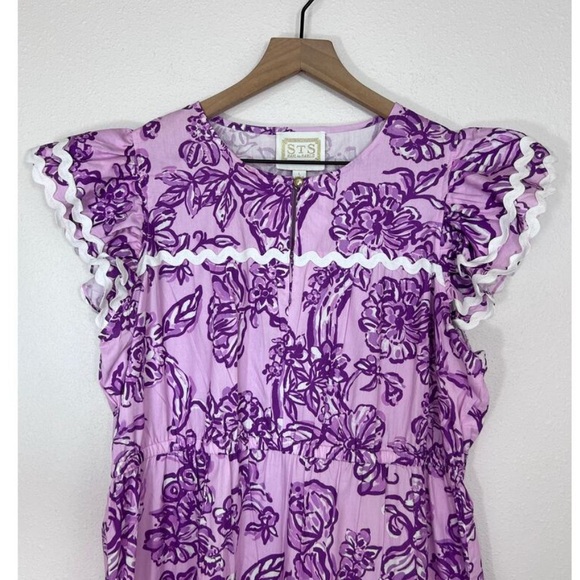 Sail to Sable Floral Smocked MIDI Dress - Picture 2 of 3